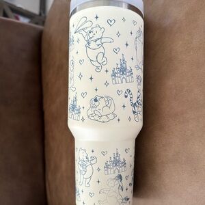 Disney Character Tumbler with Blue Illustrations